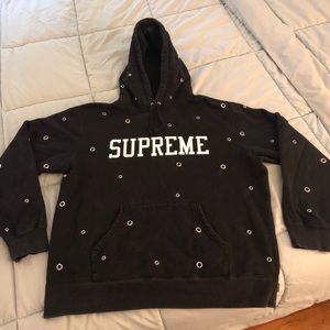 SUPREME Eyelet Hoodie